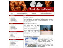 Tablet Screenshot of muskeln-aufbauen.net